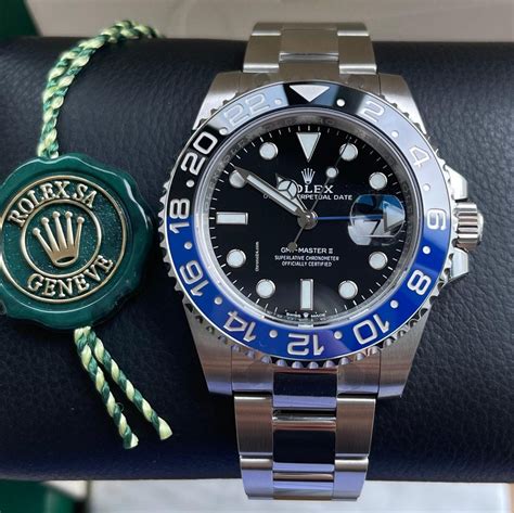 gmt master rolex batman|batman rolex 2022.